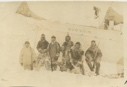 Image of Crew of Bowdoin at Bow